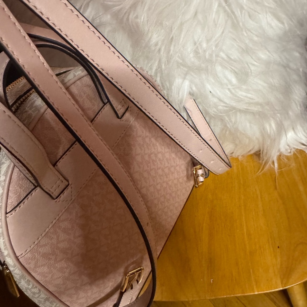 NWT Michael Kors Pink Backpack - Picture 6 of 12
